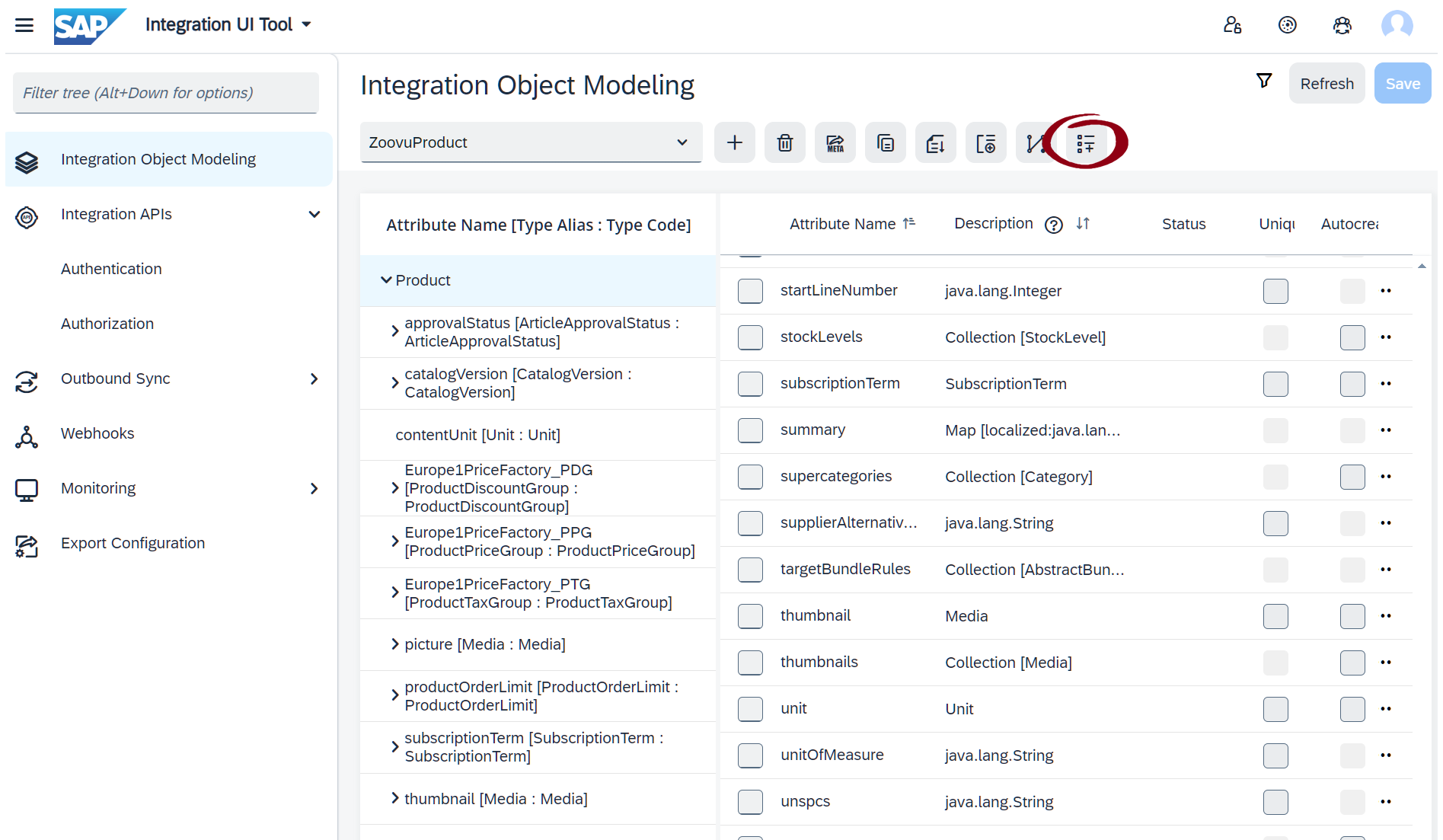 Create new Integation Object